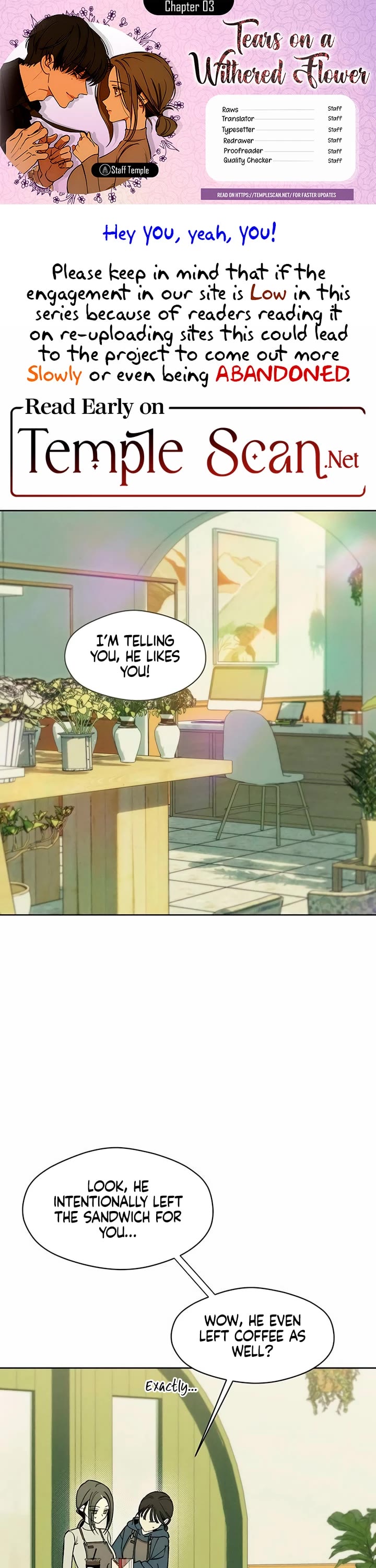Read Tears on a Withered Flower Manga Online