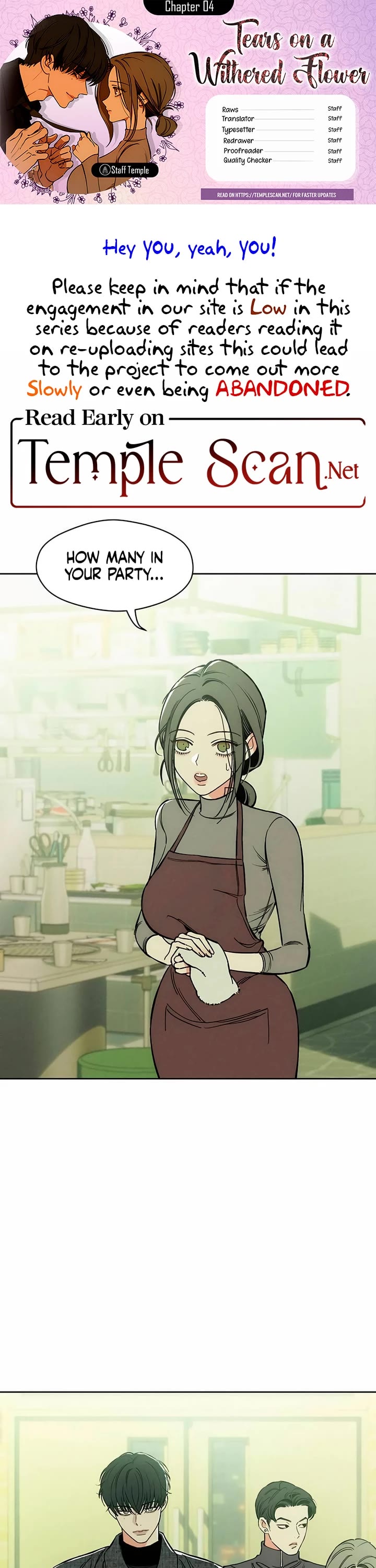 Read Tears on a Withered Flower Manga Online