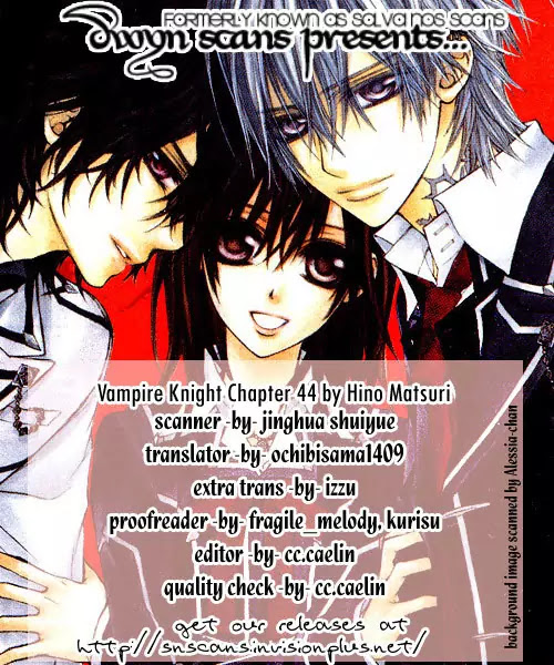 Read Vampire Knight Manga Online