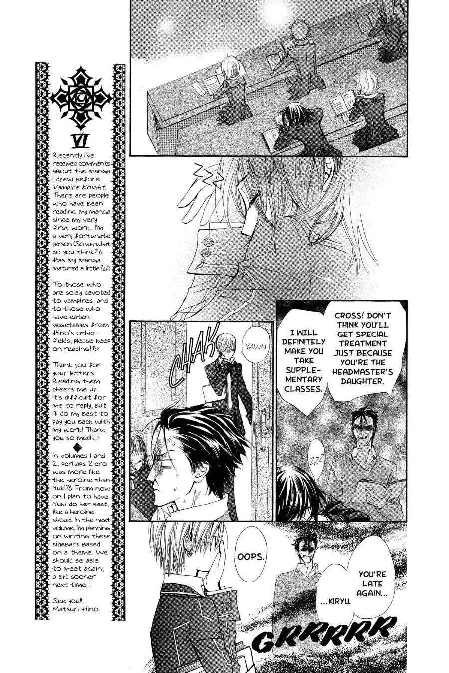 Read Vampire Knight Manga Online