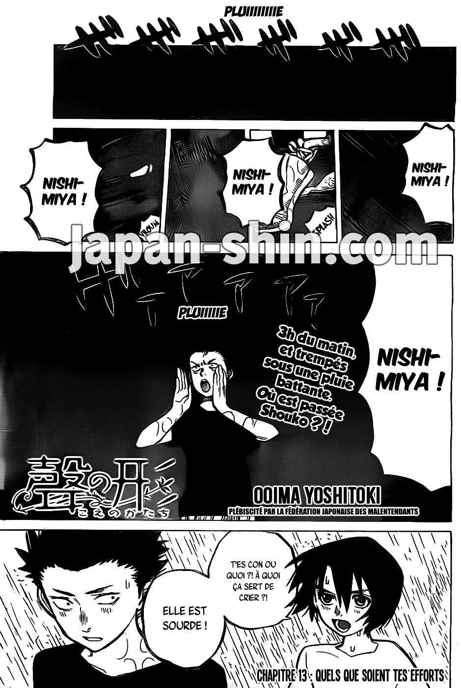 Read A Silent Voice VF Manga Online