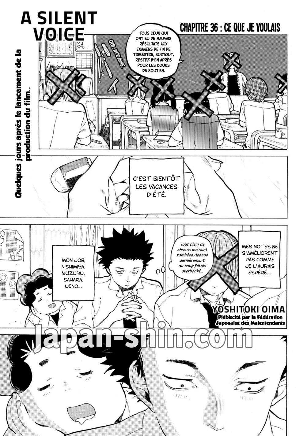 Read A Silent Voice VF Manga Online