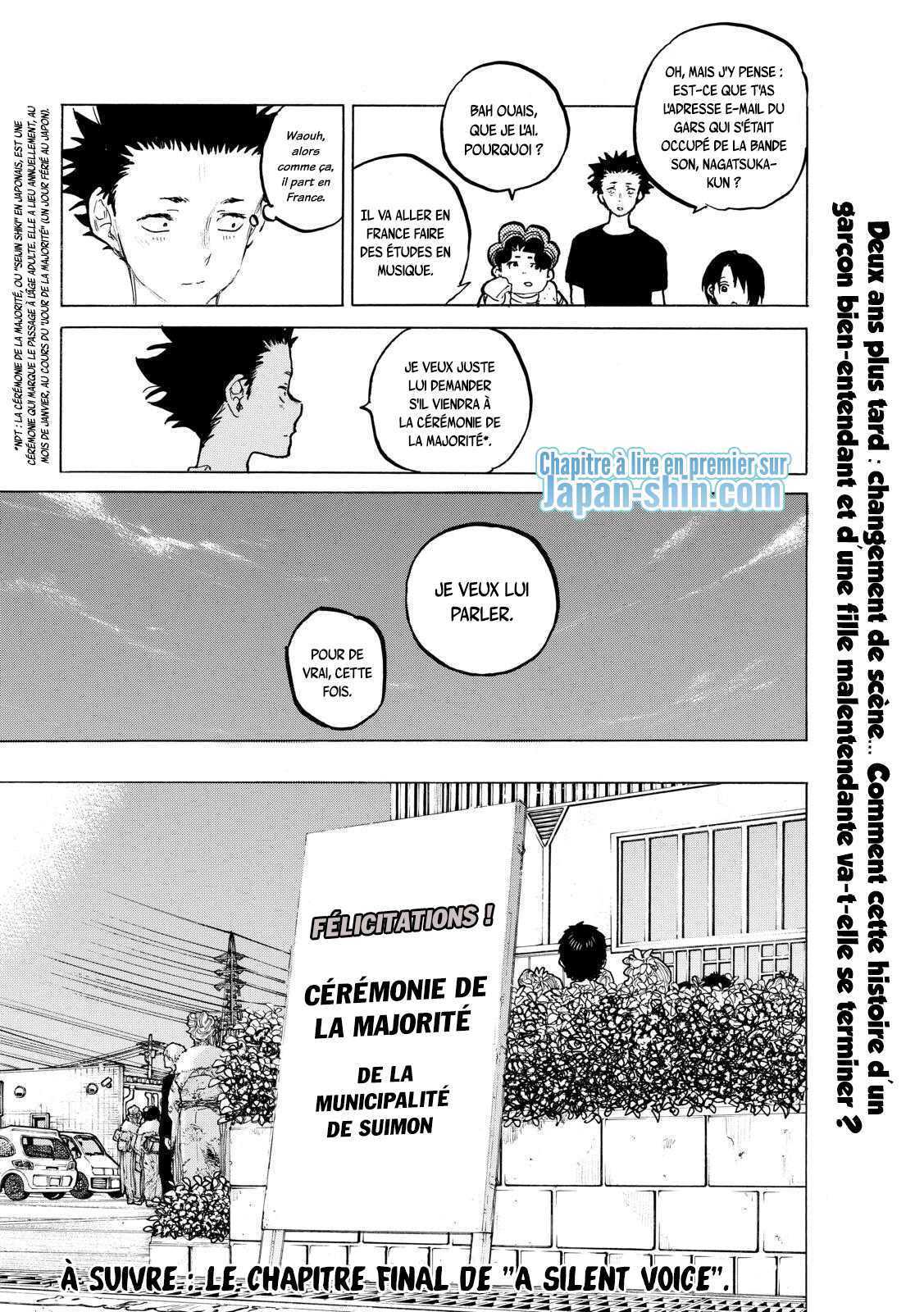 Read A Silent Voice VF Manga Online