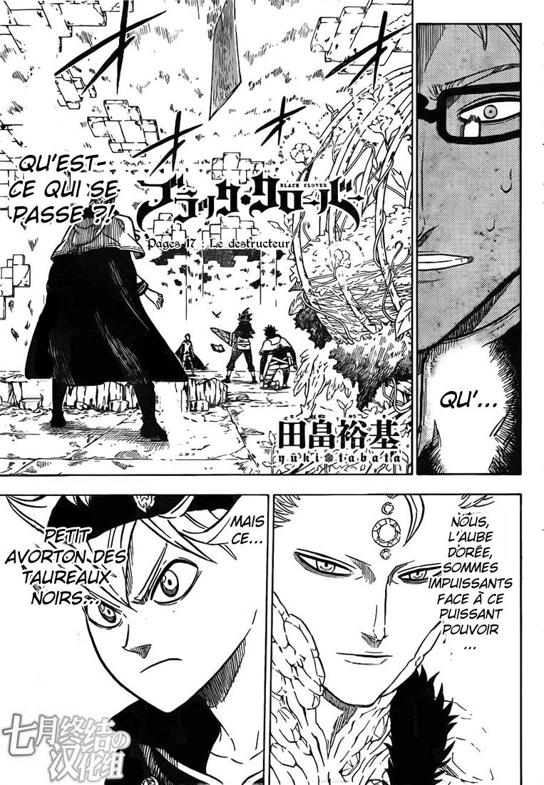 Read Black Clover vf Manga Online