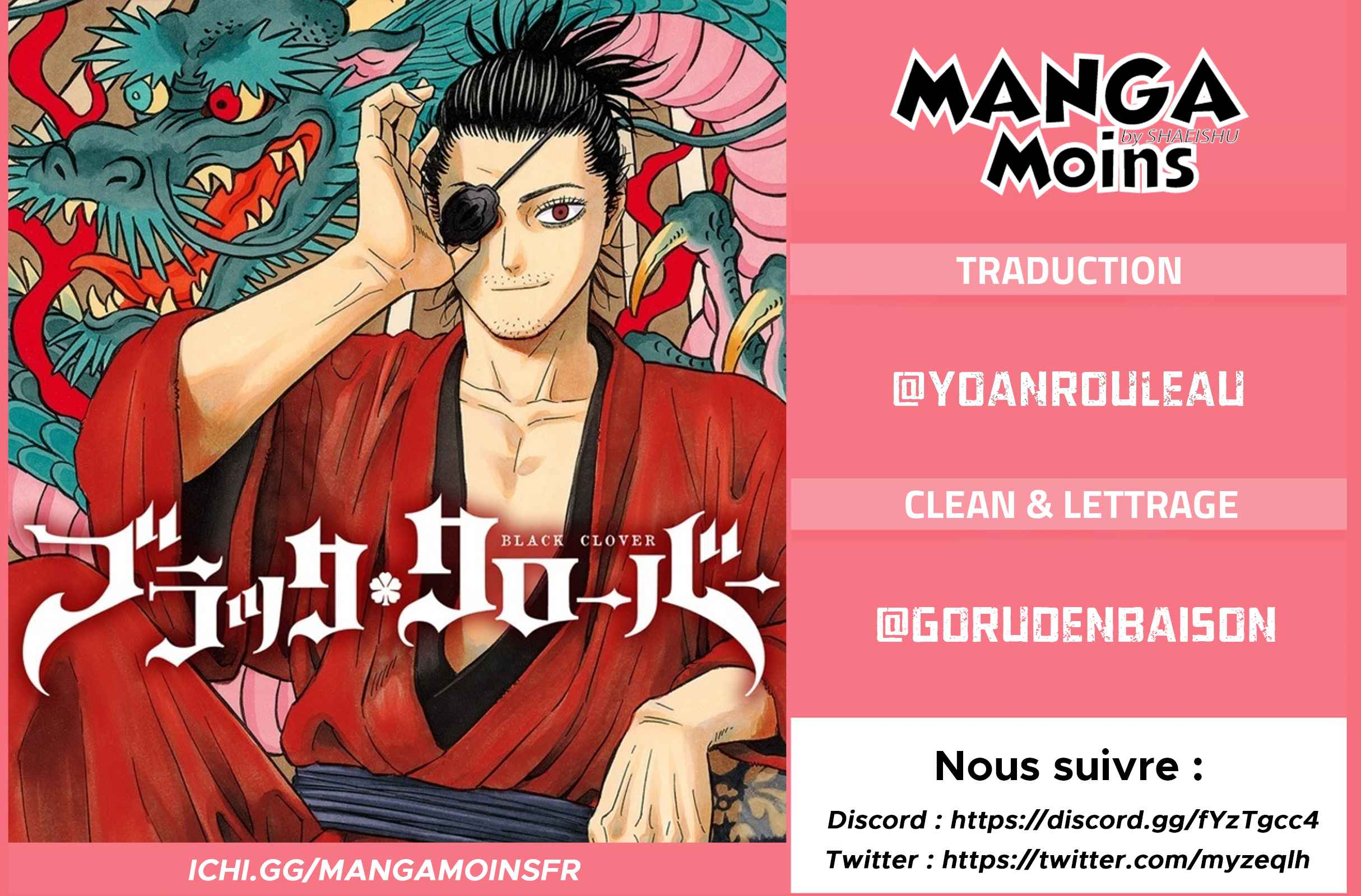 Read Black Clover vf Manga Online