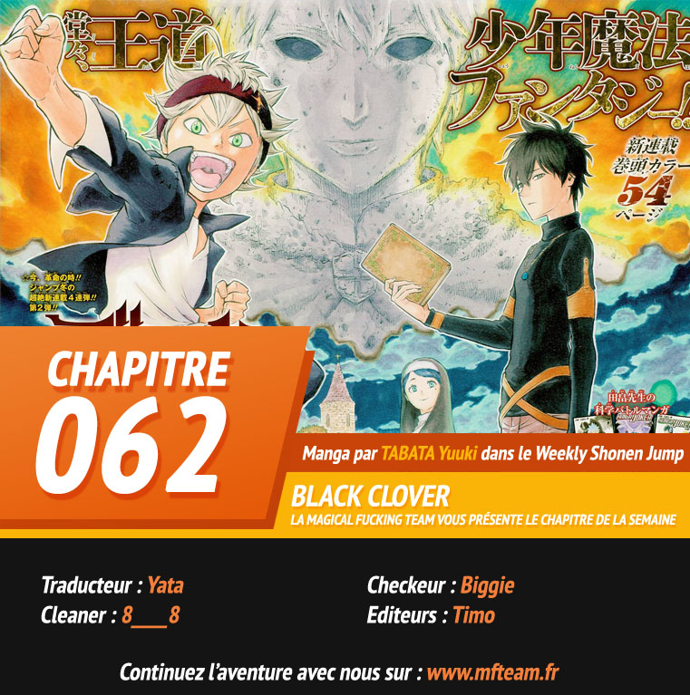 Read Black Clover vf Manga Online