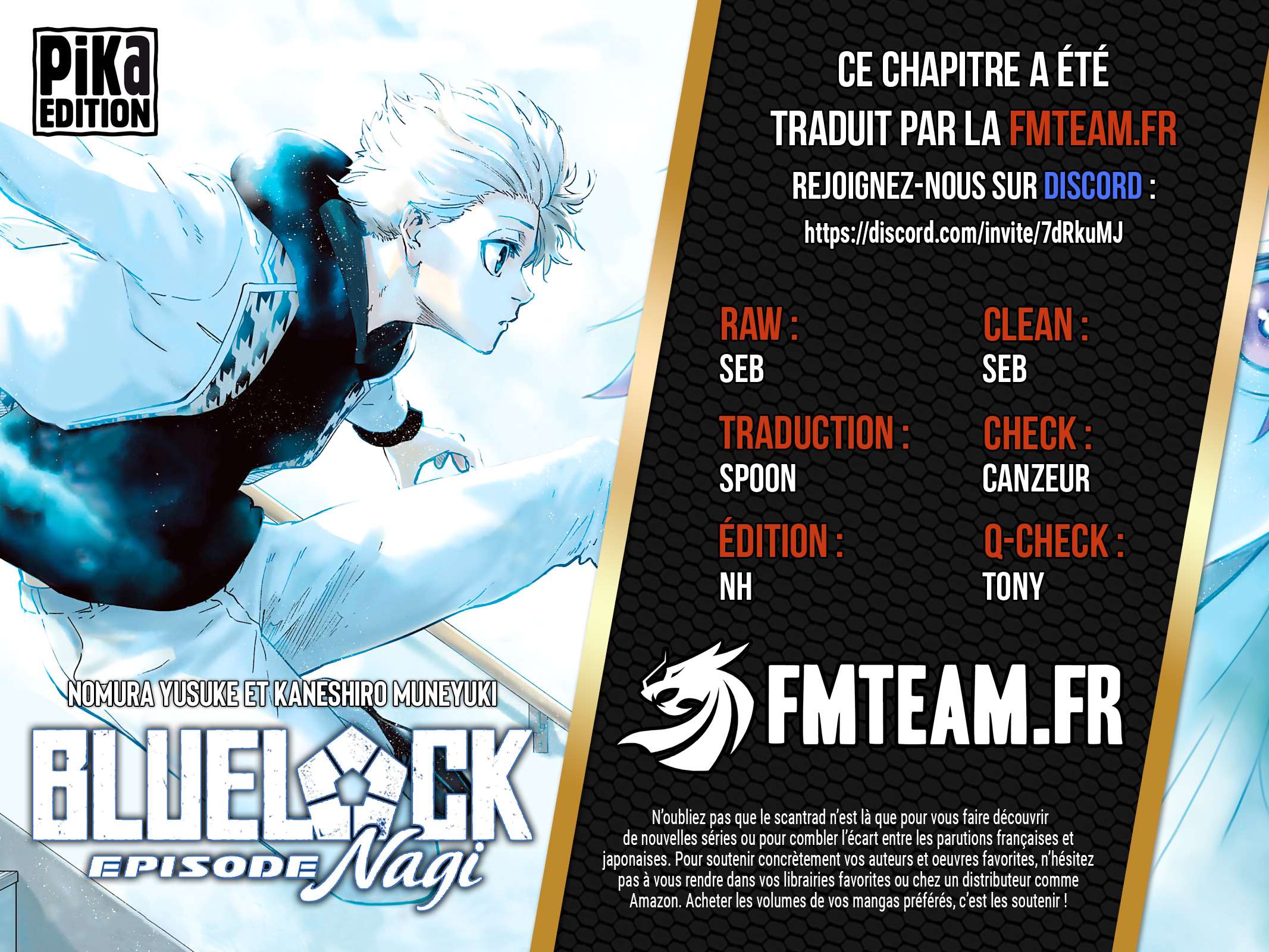 Read Blue Lock Episode Nagi vf Manga Online