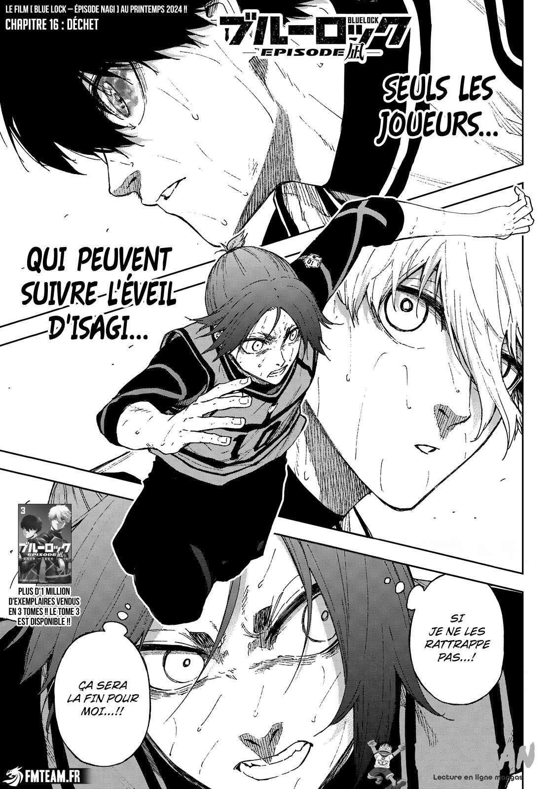 Read Blue Lock Episode Nagi vf Manga Online