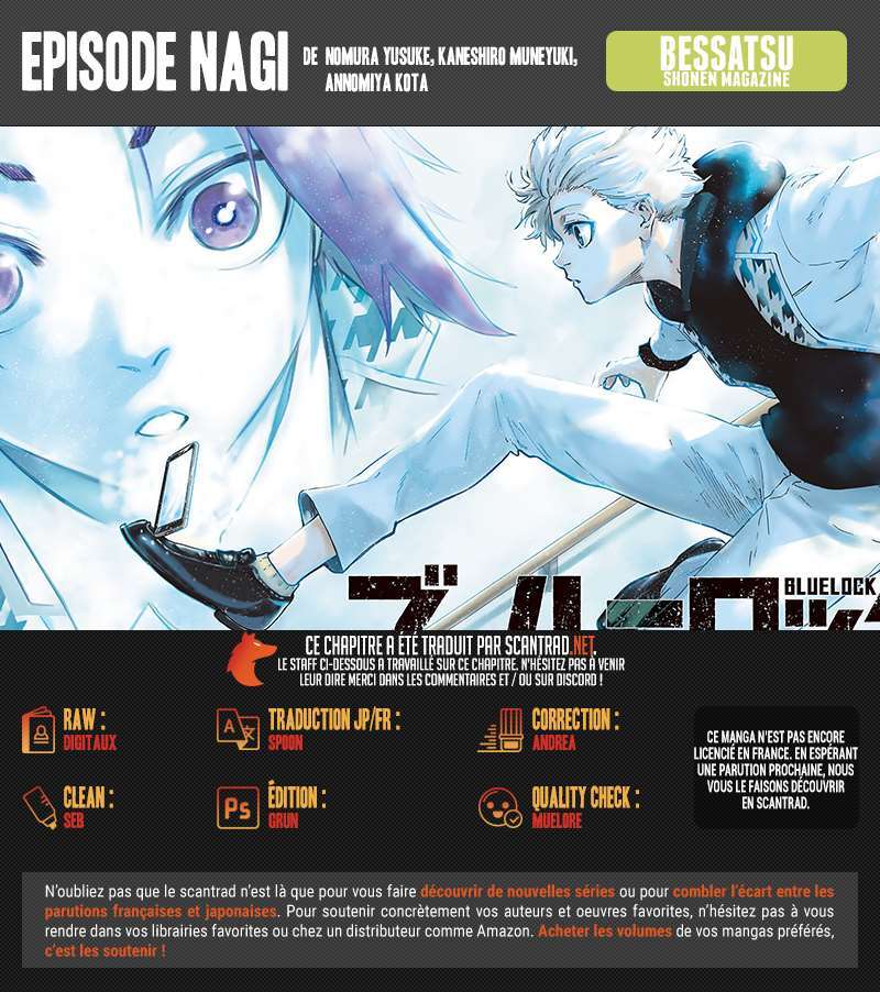Read Blue Lock Episode Nagi vf Manga Online