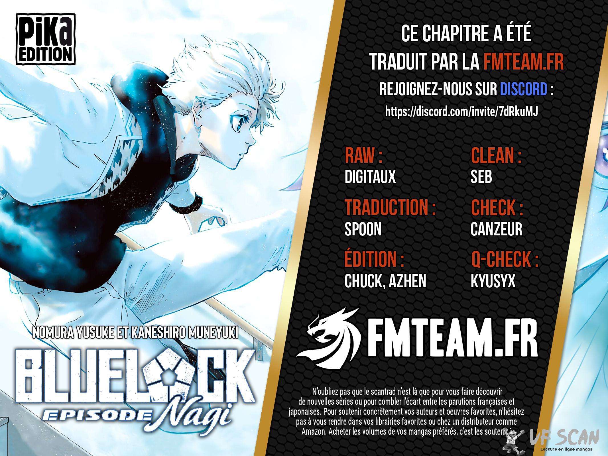 Read Blue Lock Episode Nagi vf Manga Online