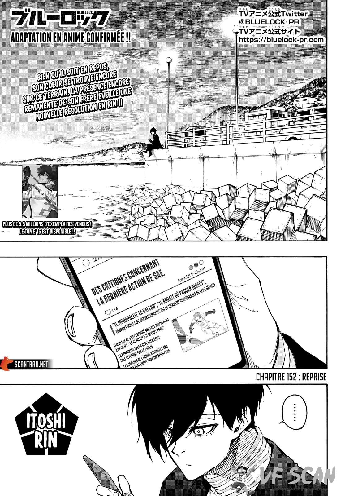 Read Blue Lock vf Manga Online