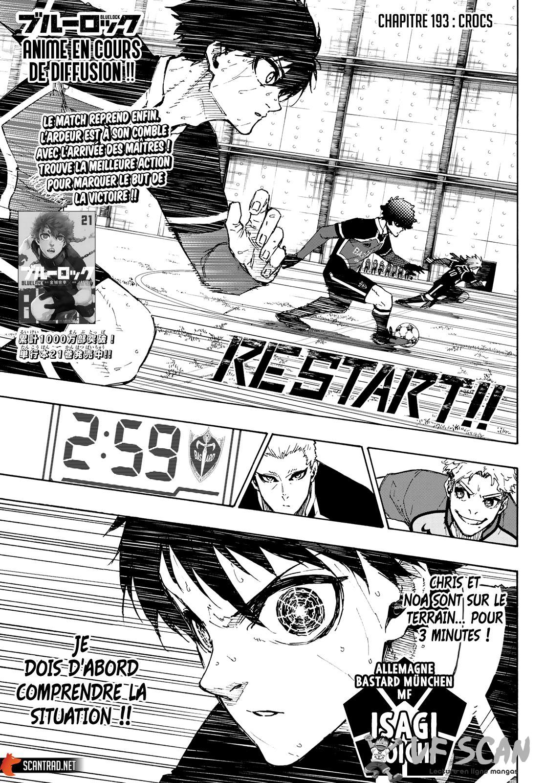 Read Blue Lock vf Manga Online