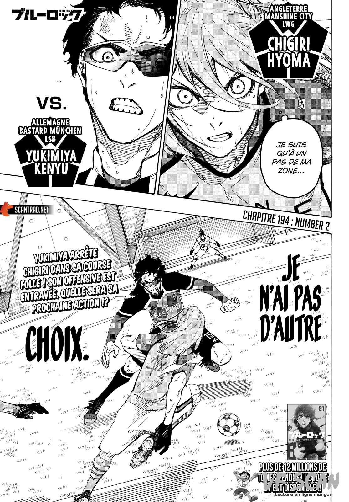 Read Blue Lock vf Manga Online