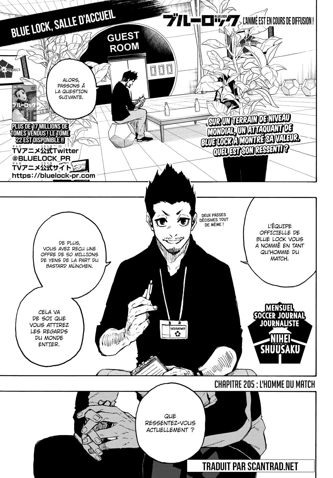 Read Blue Lock vf Manga Online