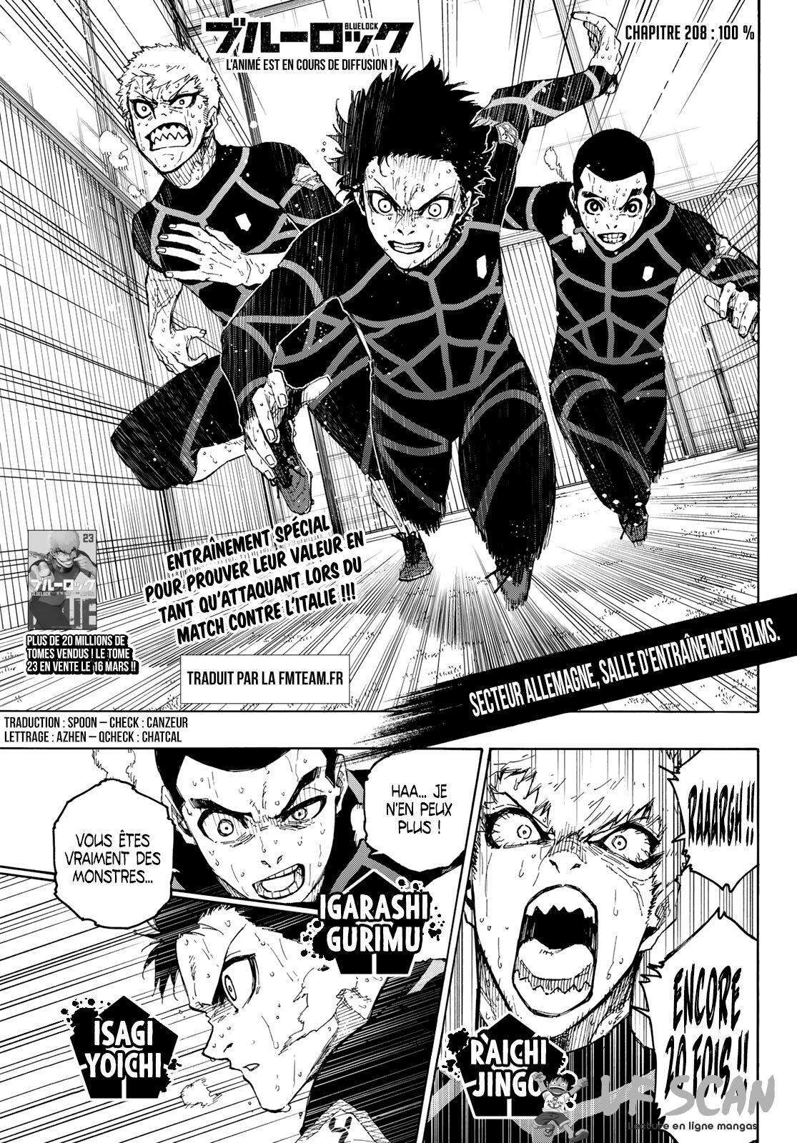 Read Blue Lock vf Manga Online