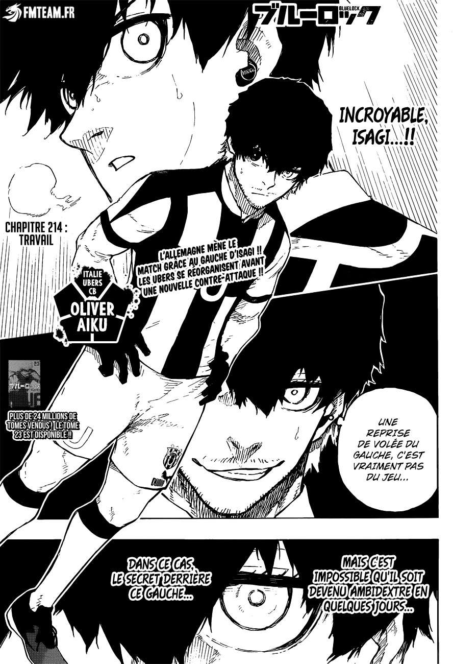 Read Blue Lock vf Manga Online