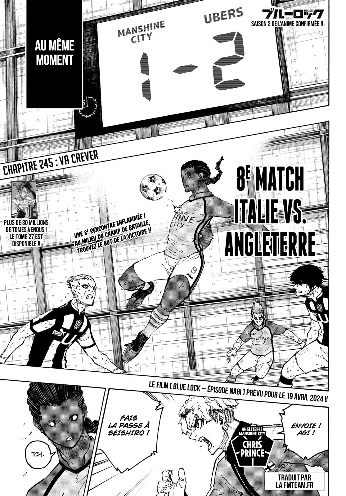 Read Blue Lock vf Manga Online