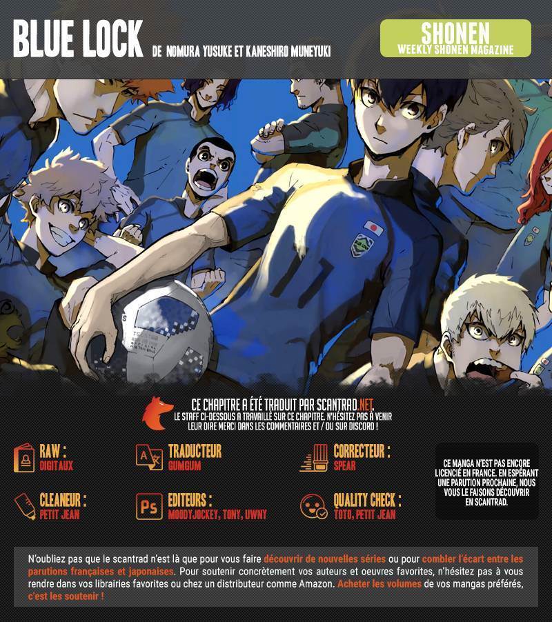 Read Blue Lock vf Manga Online