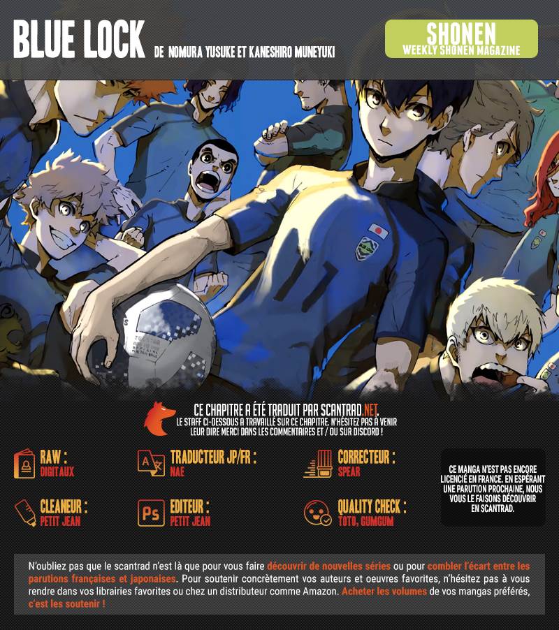 Read Blue Lock vf Manga Online