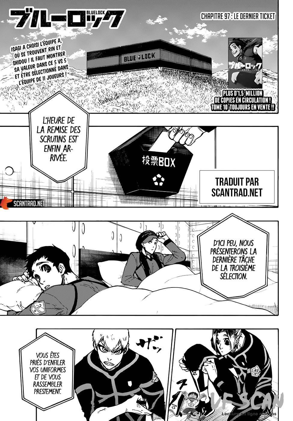 Read Blue Lock vf Manga Online