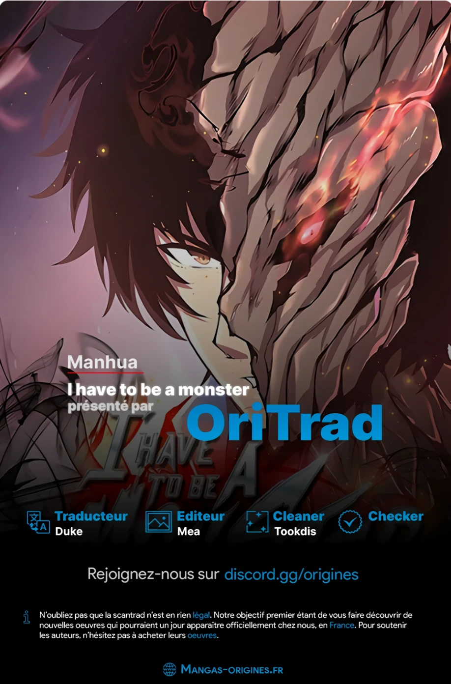 Read I Have To Be A Monster vf Manga Online
