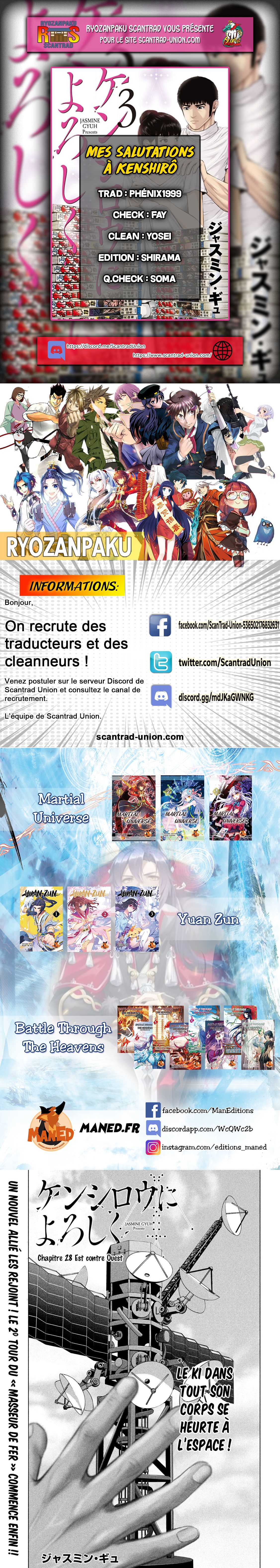 Read Mes salutations à Kenshiro vf Manga Online