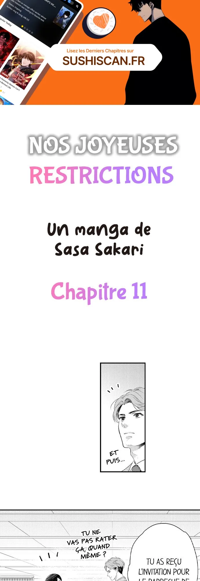 Read Nos joyeuses restrictions vf Manga Online