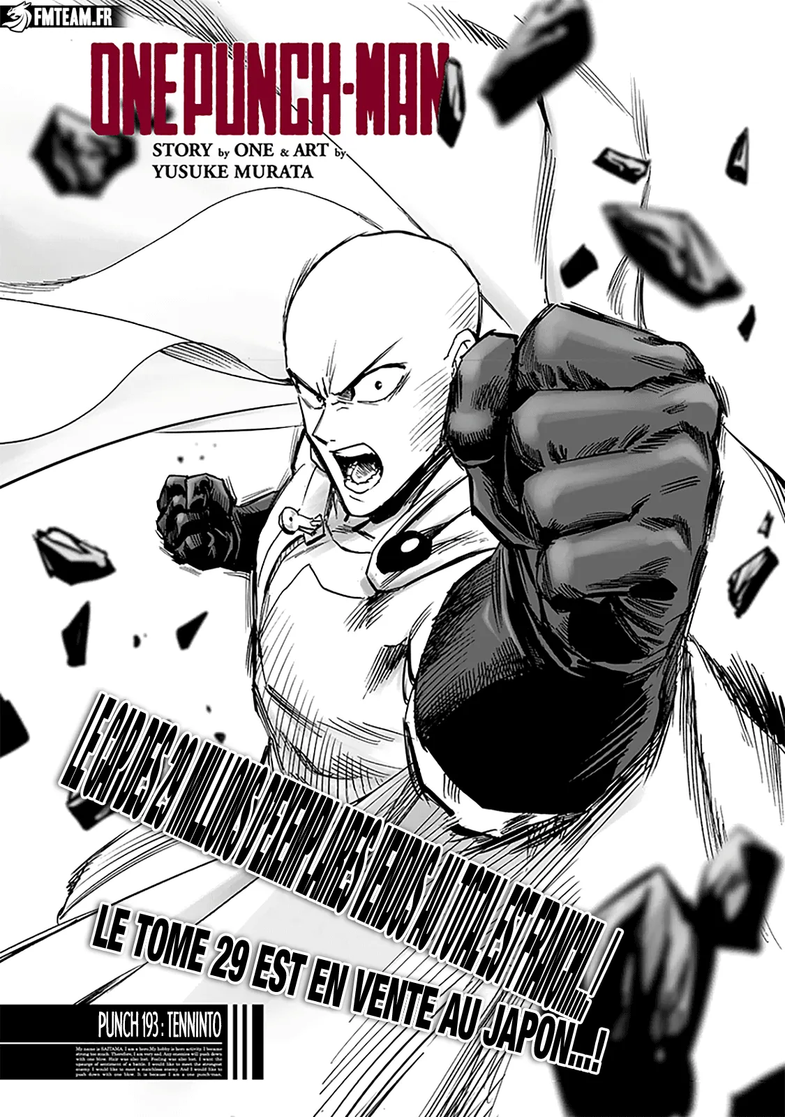Read One Punch Man vf Manga Online