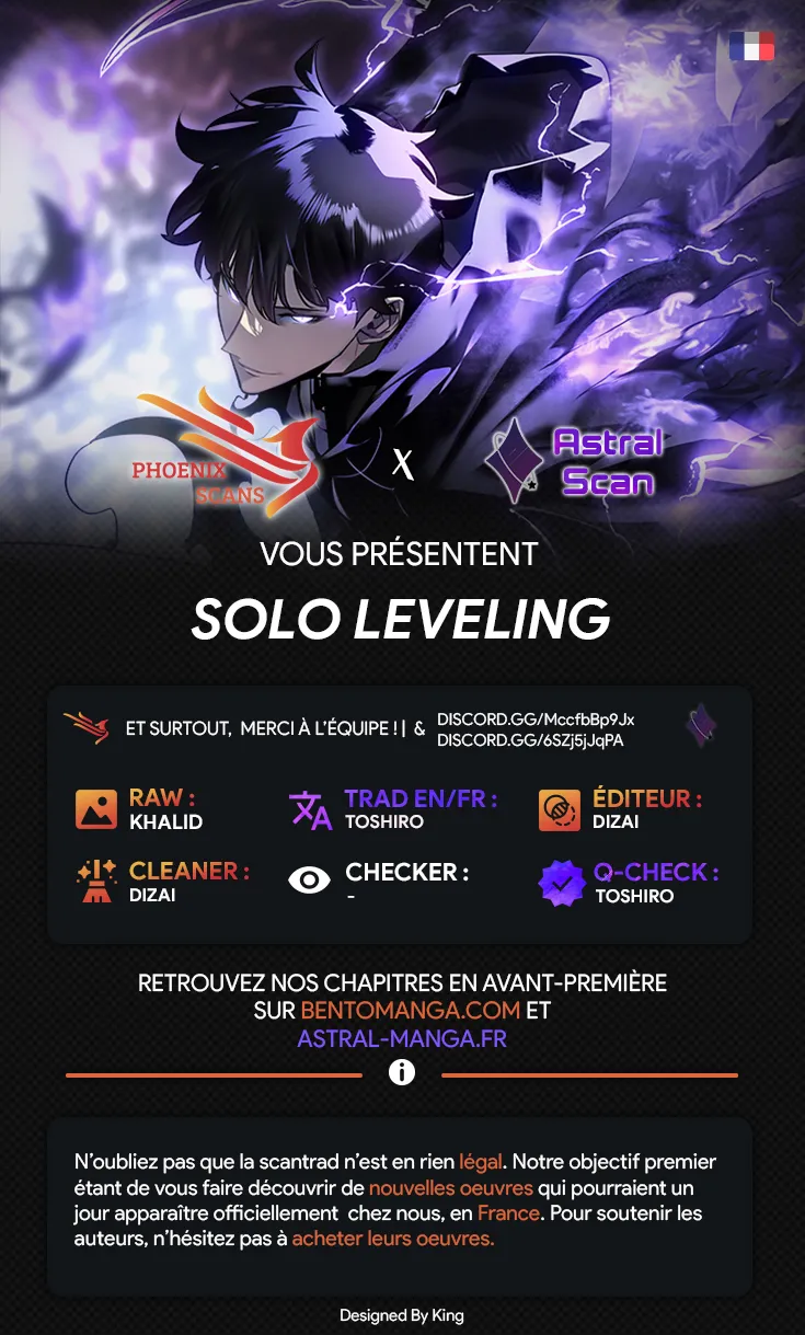 Read Solo Leveling vf Manga Online