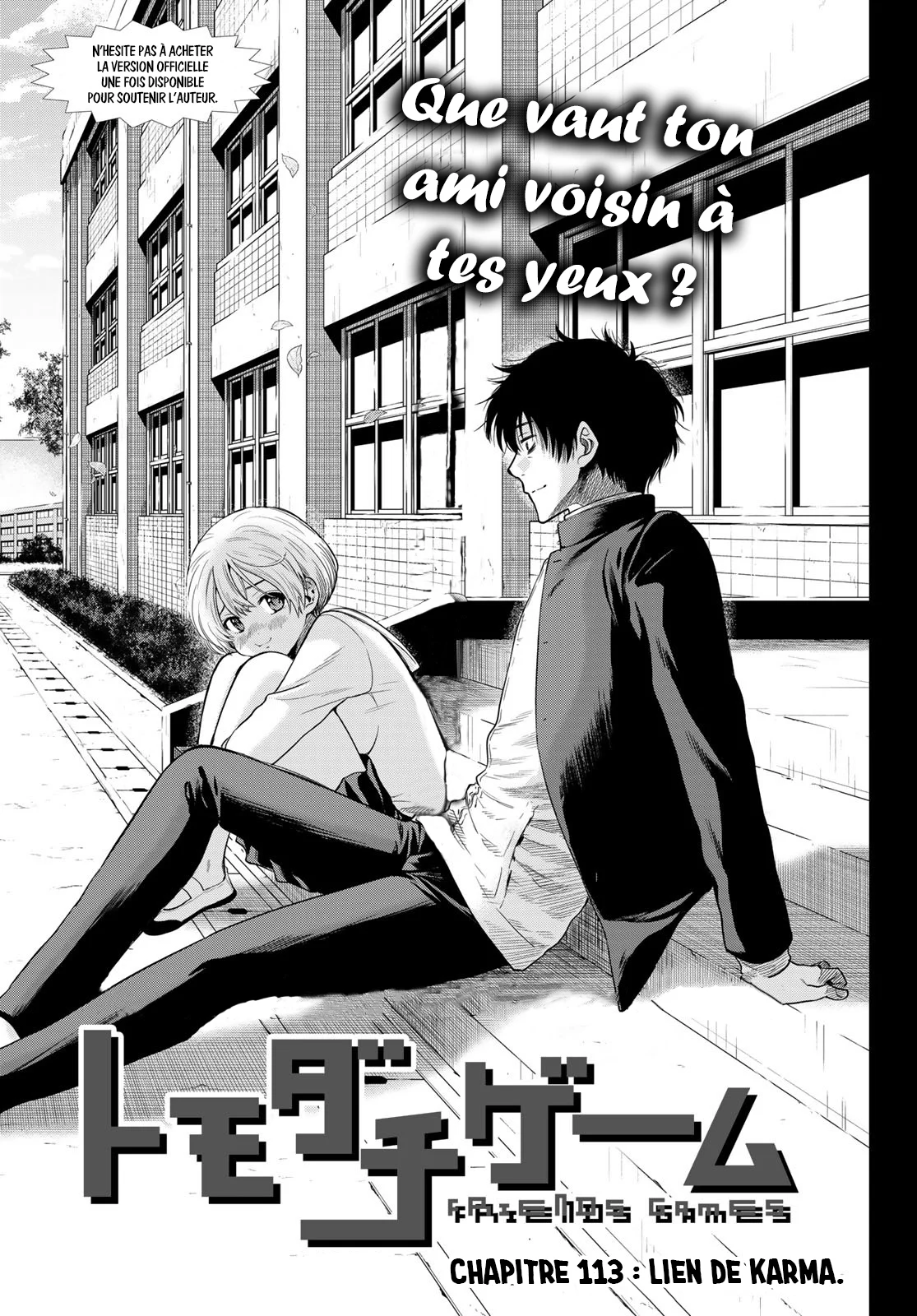 Read Tomodachi Game VF Manga Online