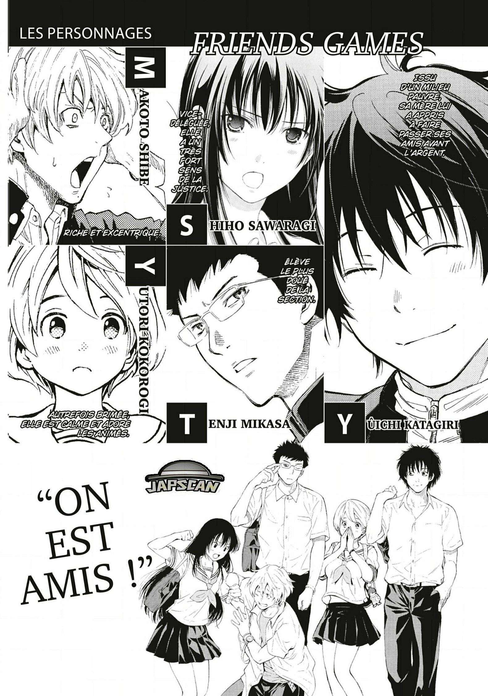 Read Tomodachi Game VF Manga Online