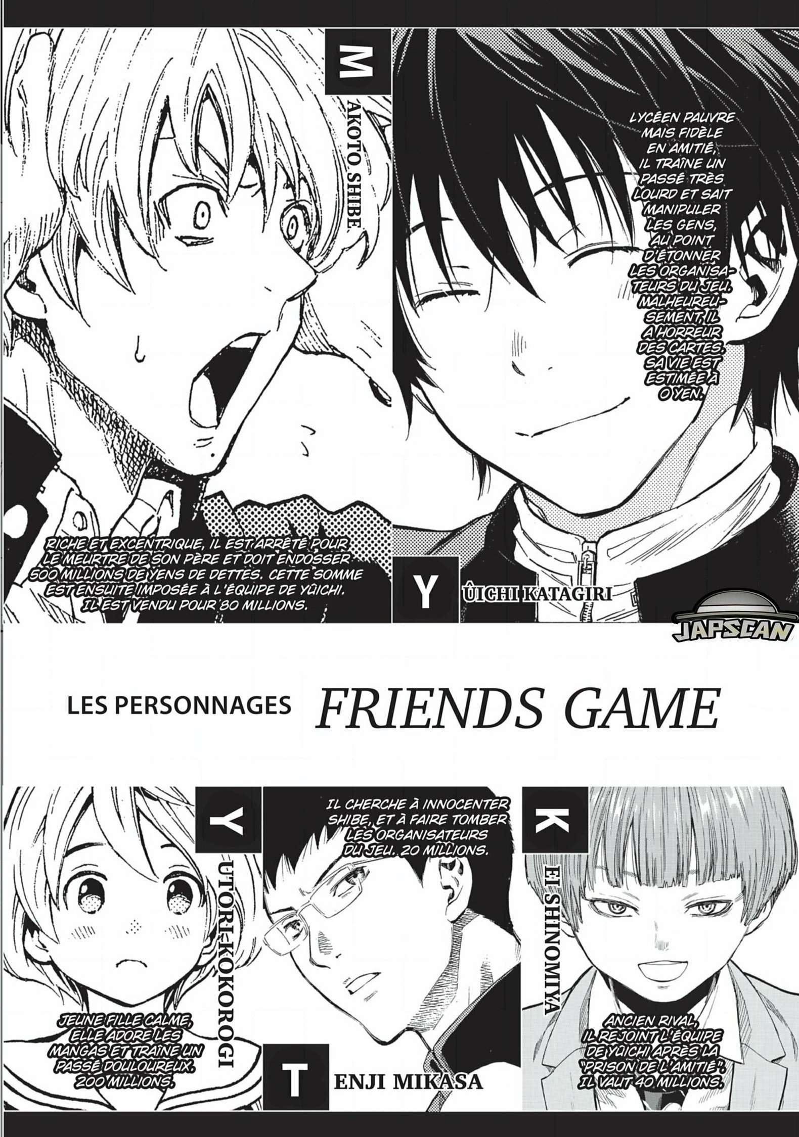 Read Tomodachi Game VF Manga Online