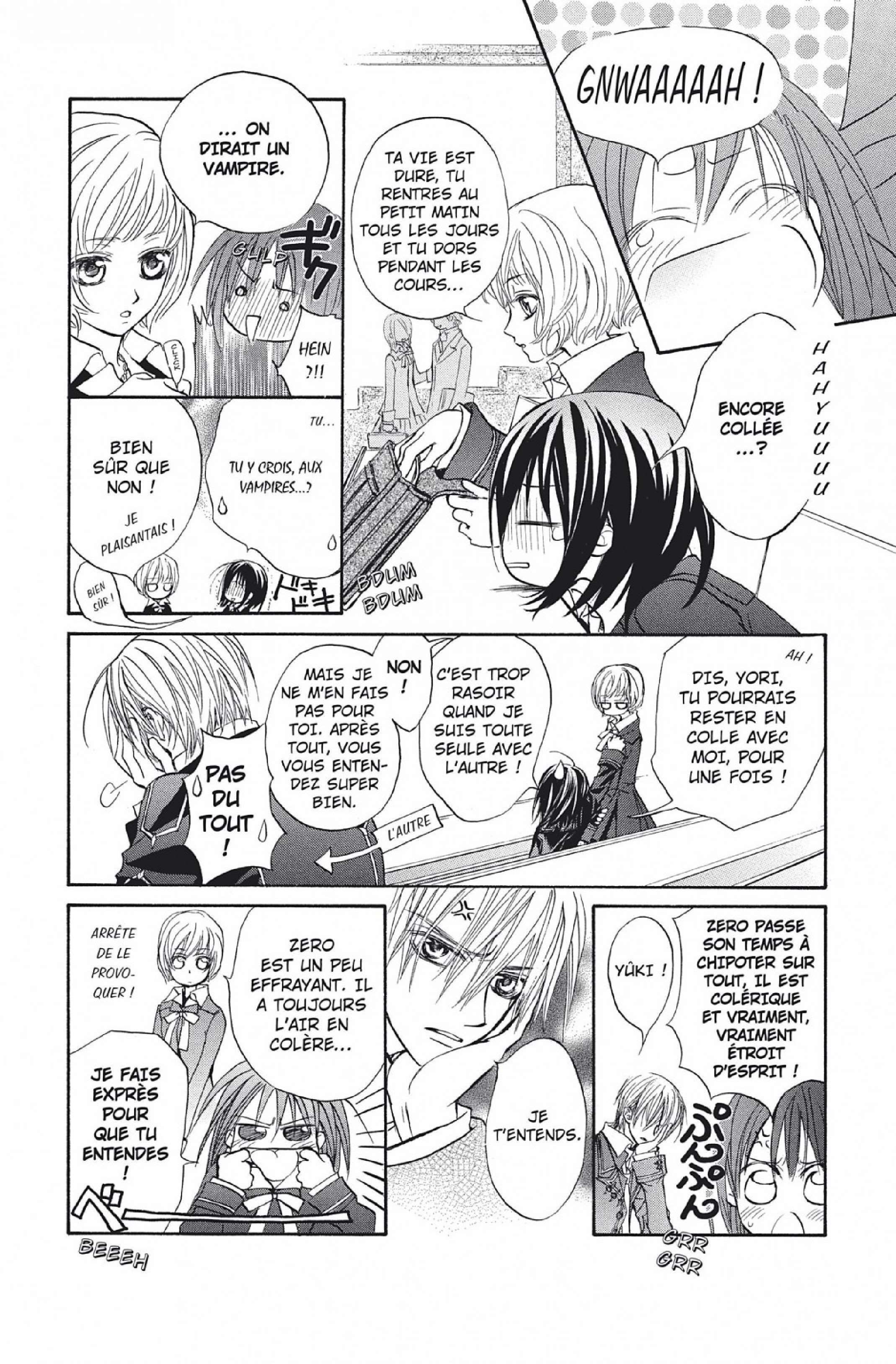 Read Vampire Knight vf Manga Online