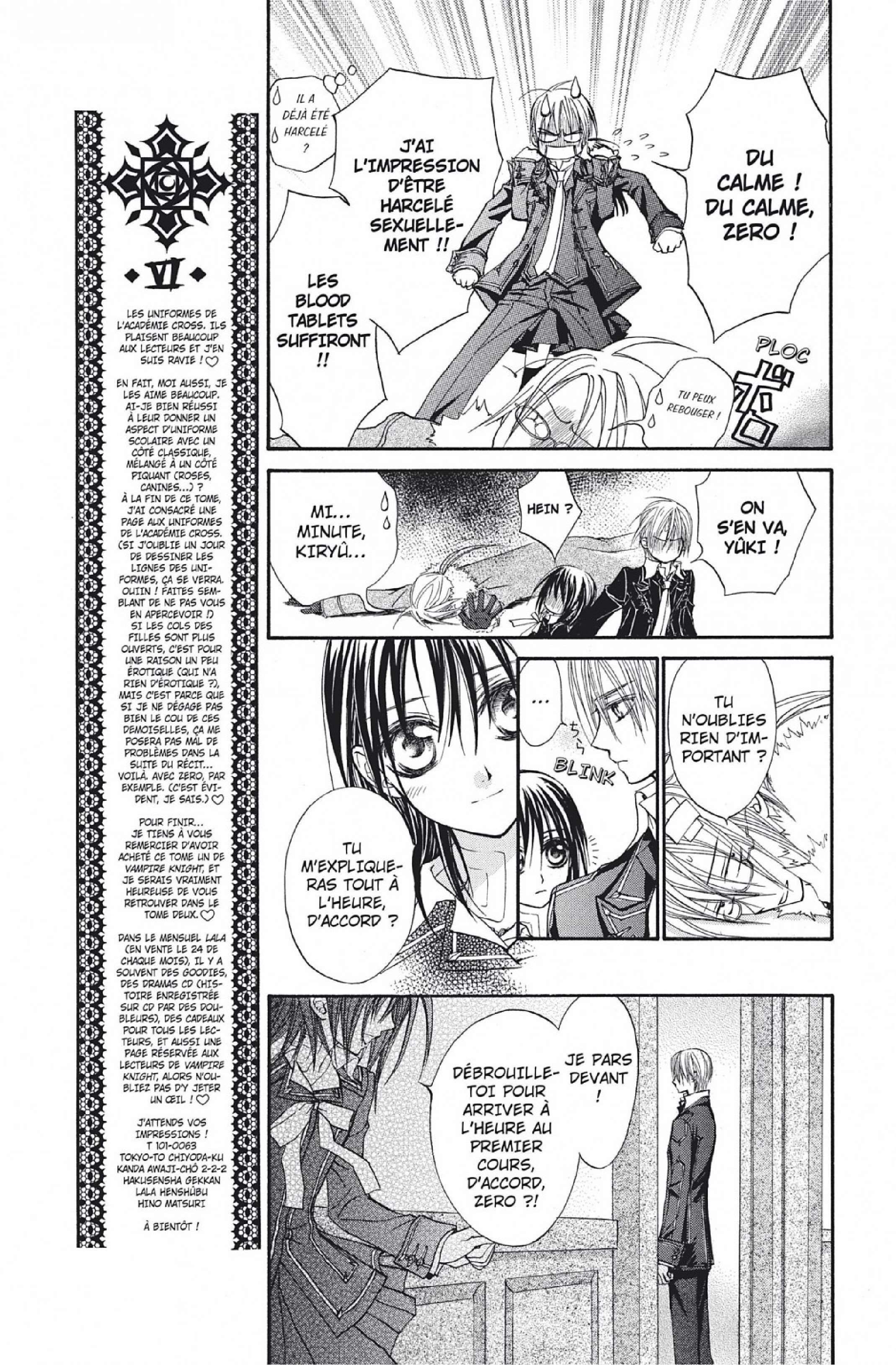 Read Vampire Knight vf Manga Online