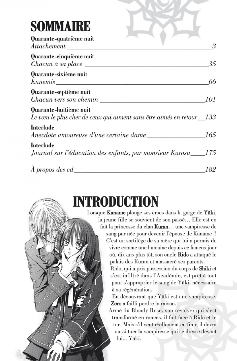 Read Vampire Knight vf Manga Online