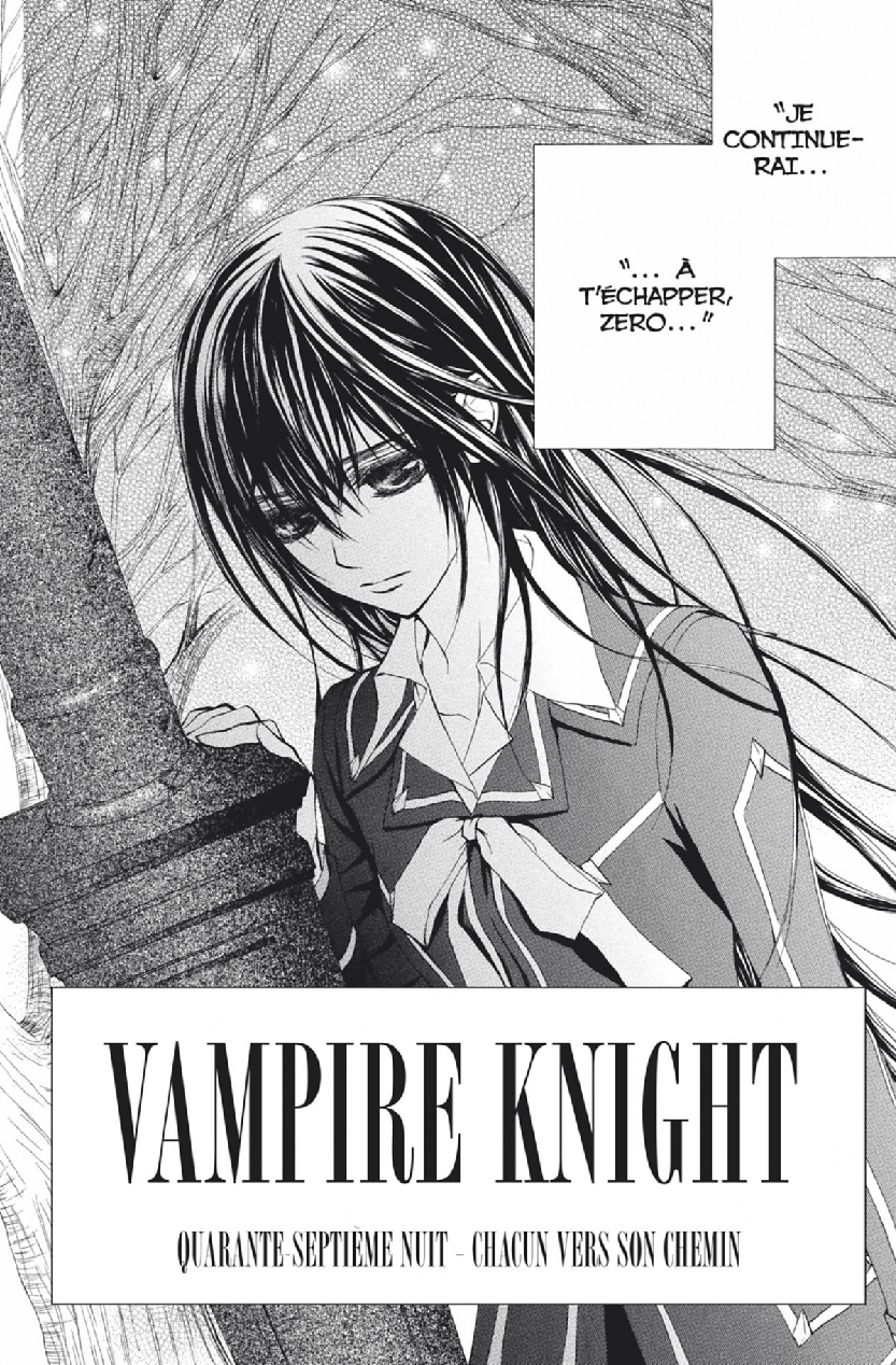 Read Vampire Knight vf Manga Online