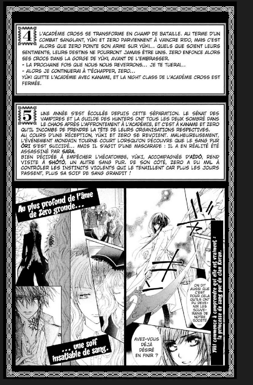 Read Vampire Knight vf Manga Online