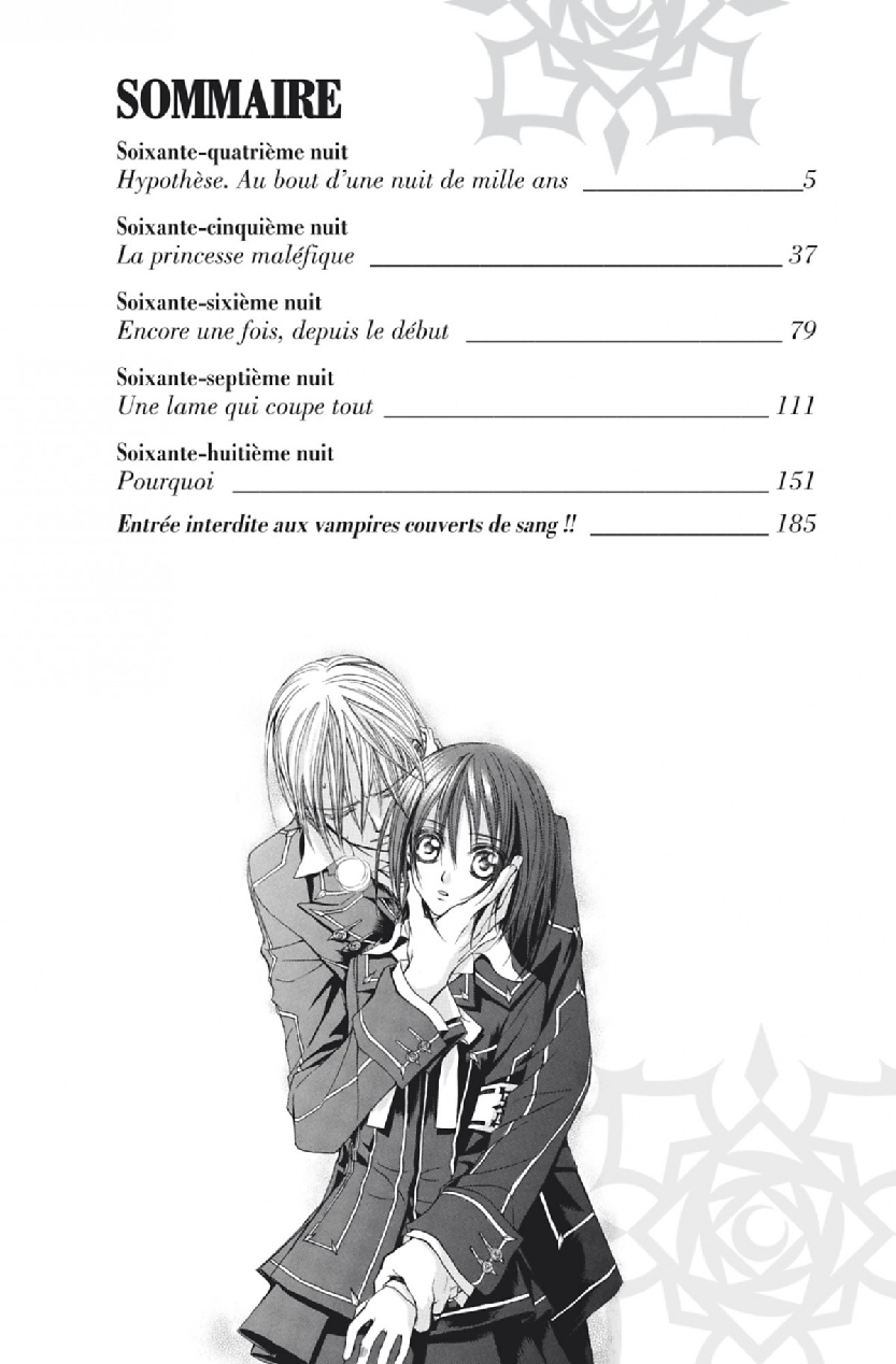 Read Vampire Knight vf Manga Online
