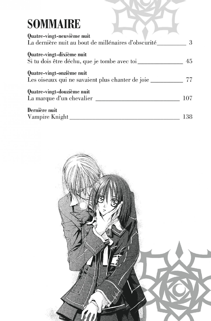 Read Vampire Knight vf Manga Online