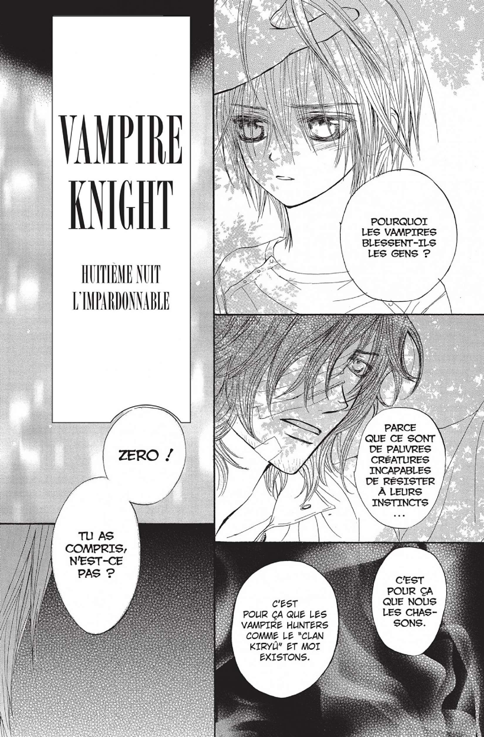 Read Vampire Knight vf Manga Online
