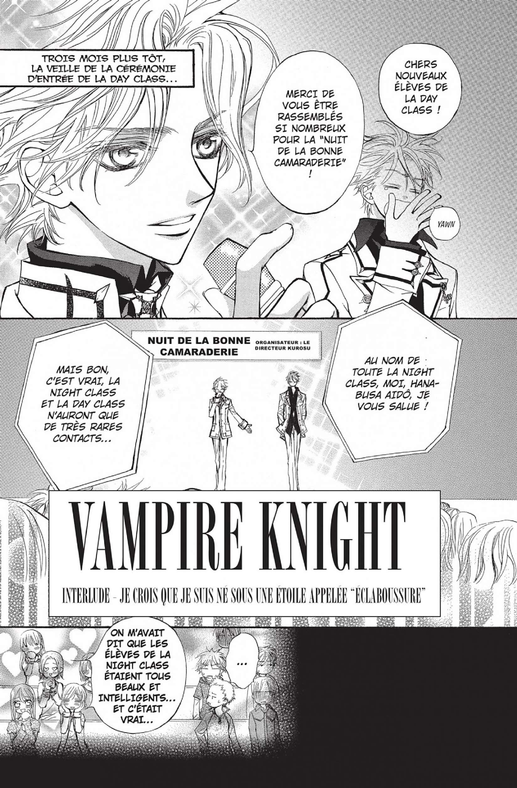 Read Vampire Knight vf Manga Online