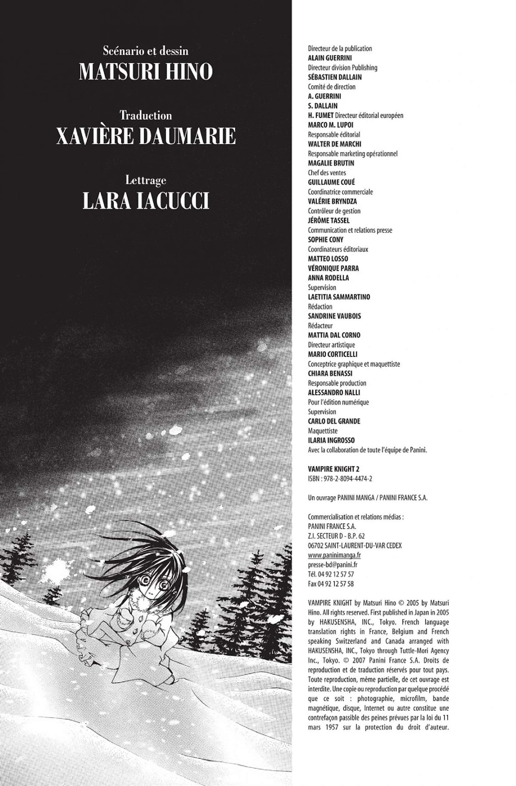 Read Vampire Knight vf Manga Online