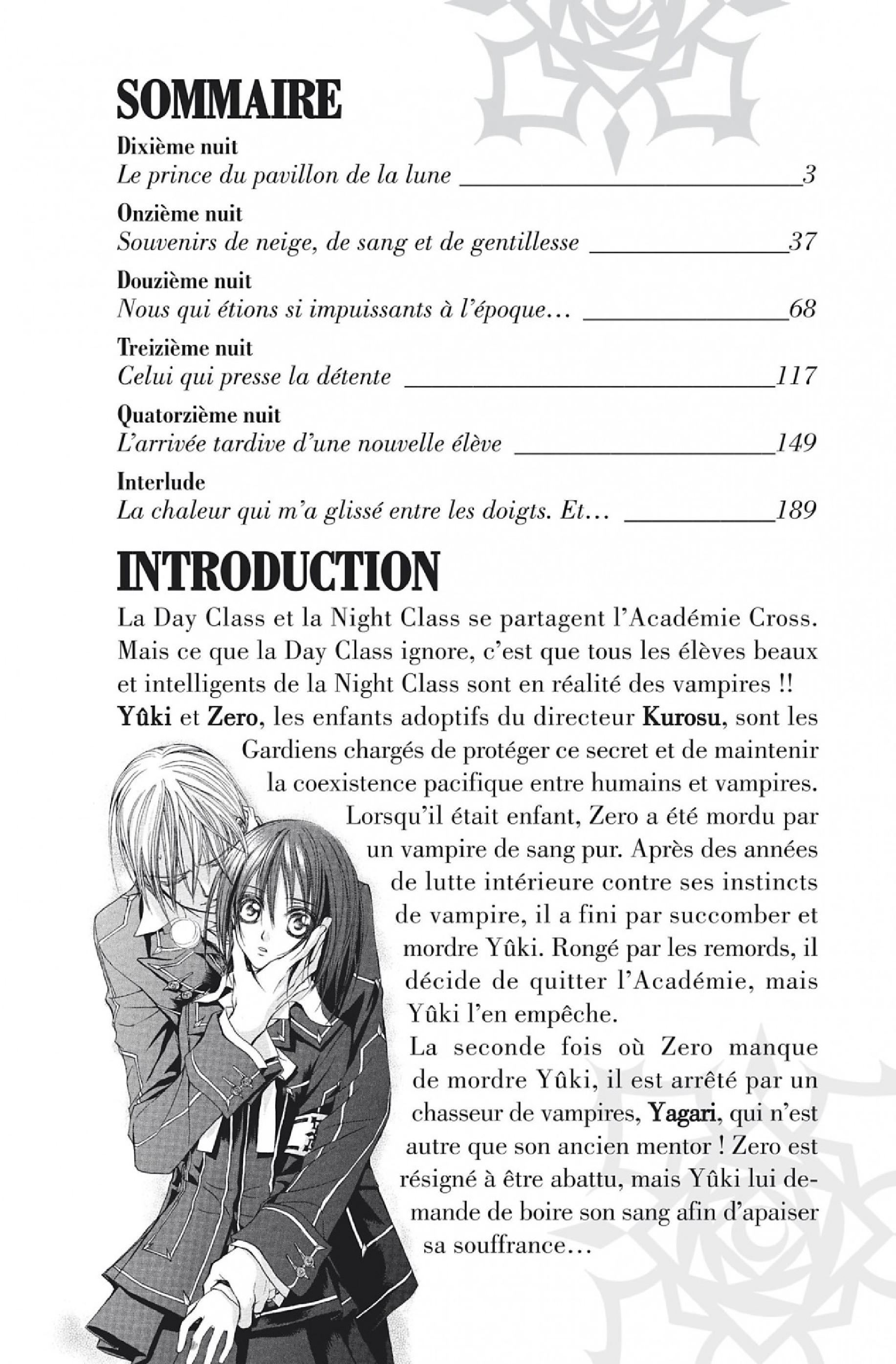 Read Vampire Knight vf Manga Online