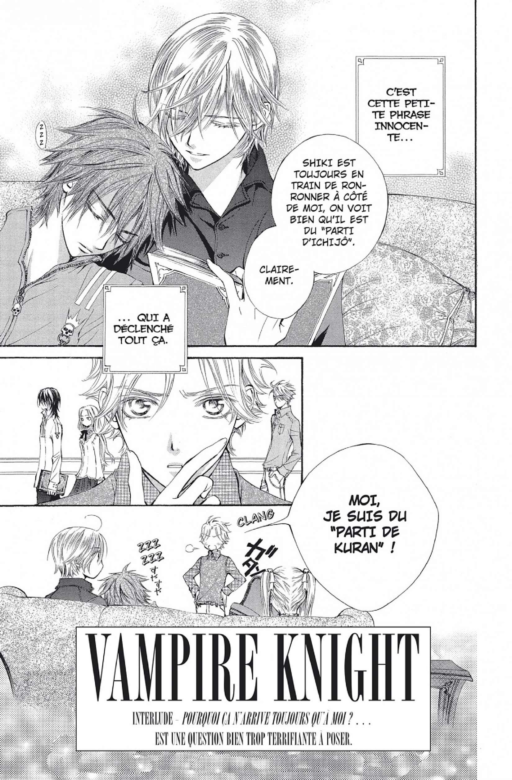 Read Vampire Knight vf Manga Online