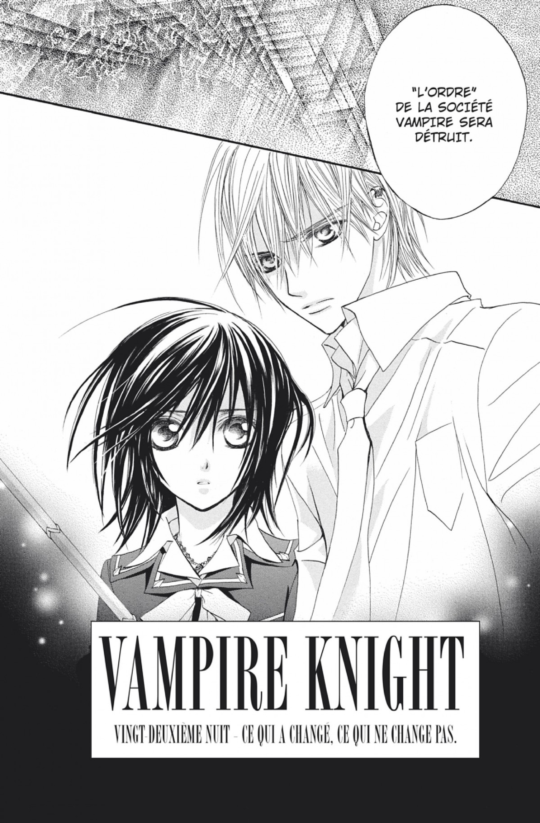 Read Vampire Knight vf Manga Online