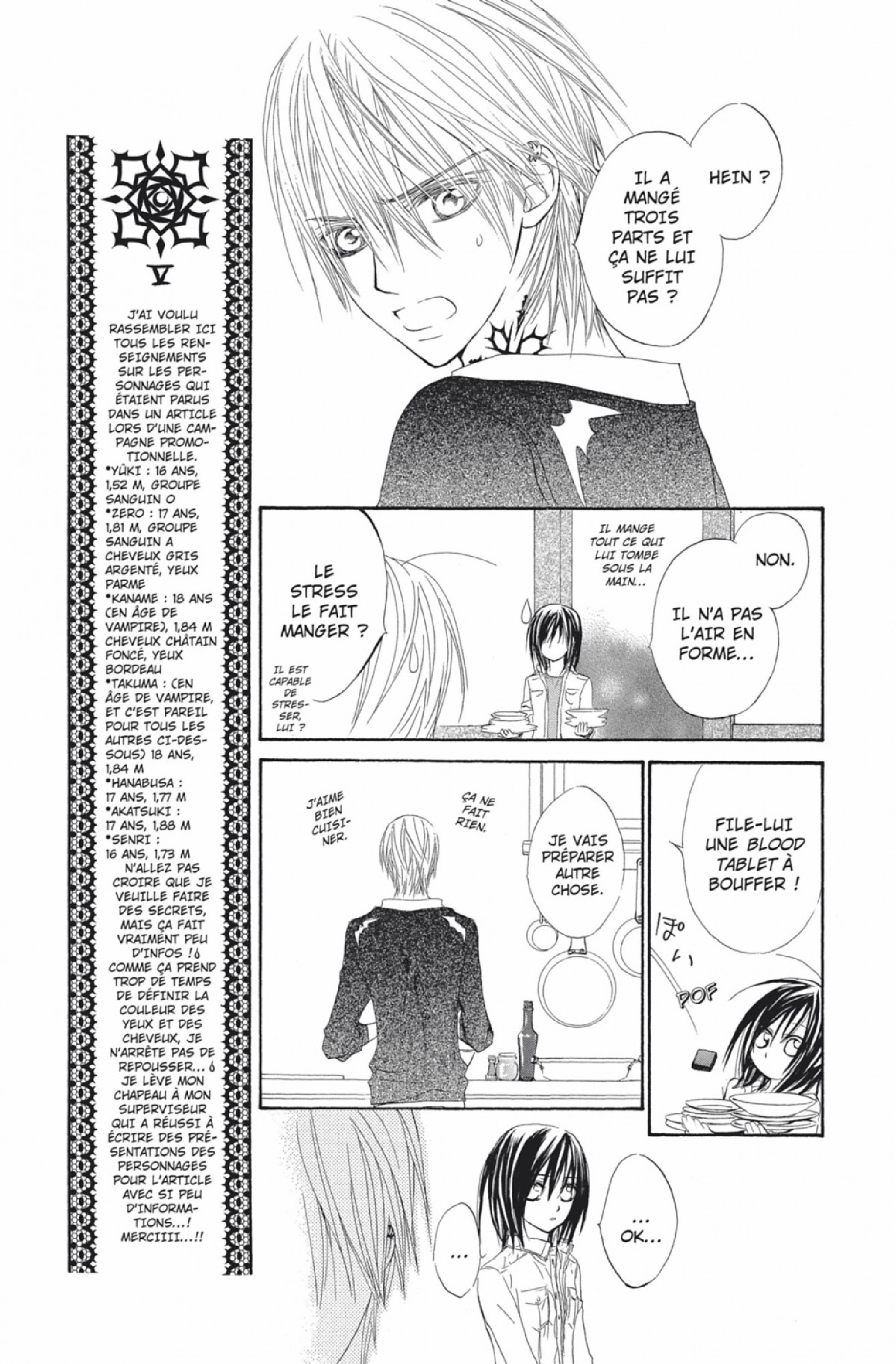 Read Vampire Knight vf Manga Online