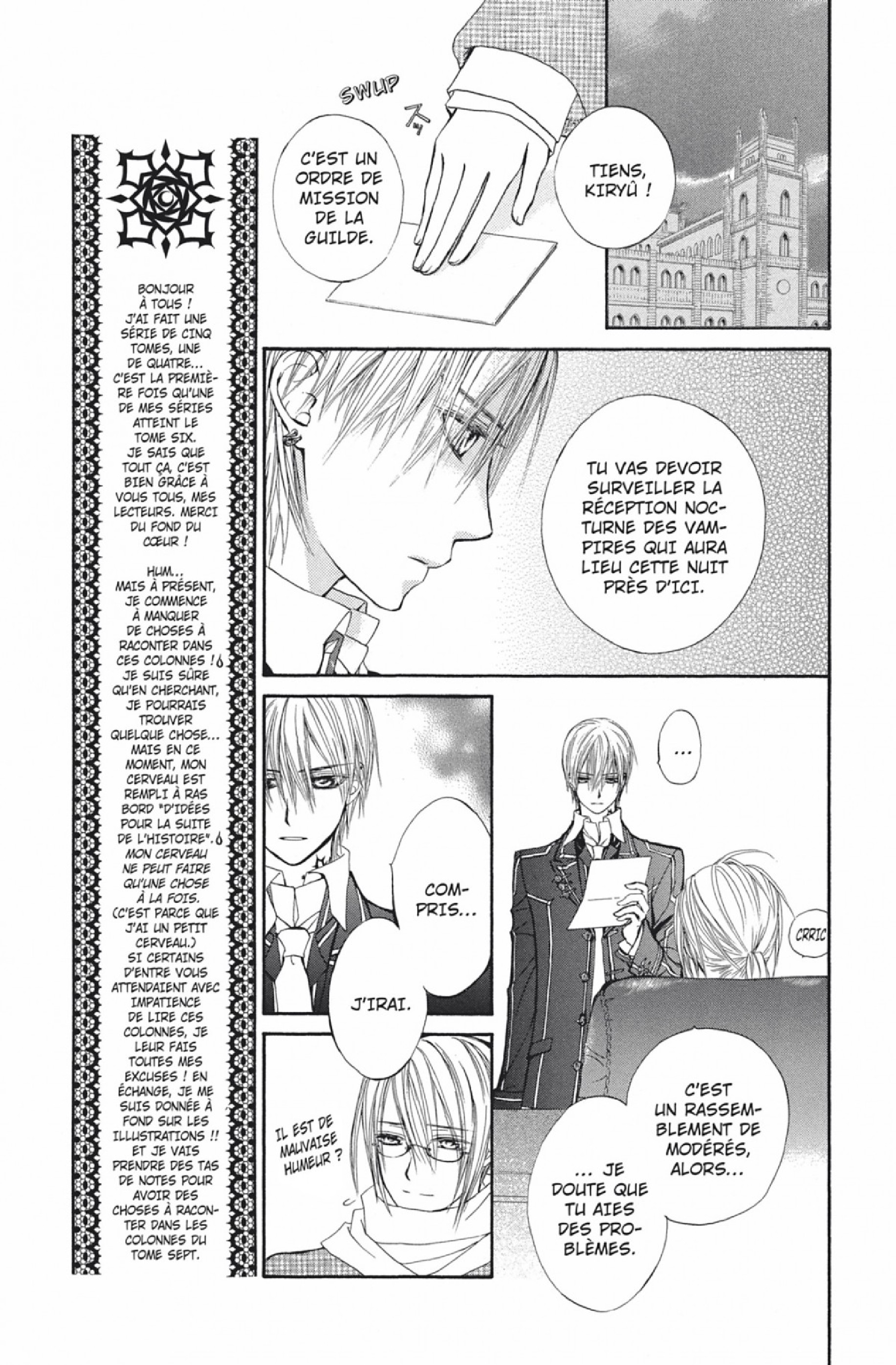 Read Vampire Knight vf Manga Online
