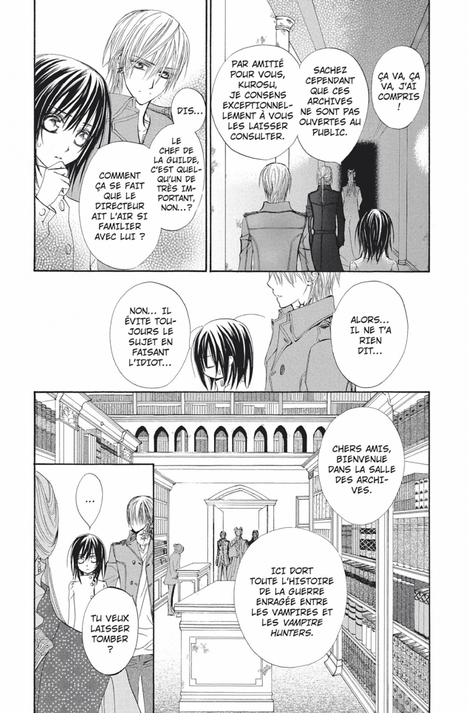 Read Vampire Knight vf Manga Online