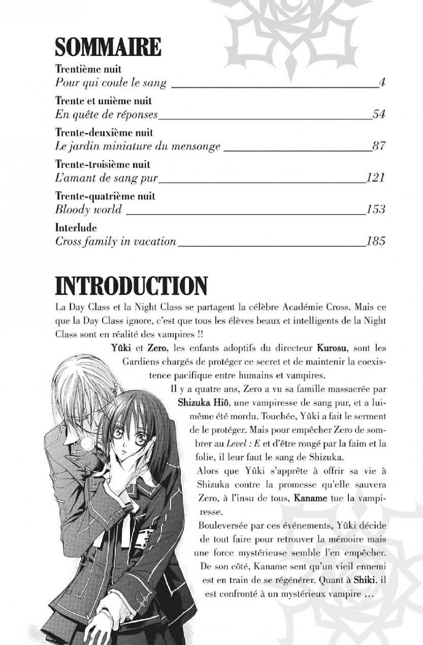 Read Vampire Knight vf Manga Online
