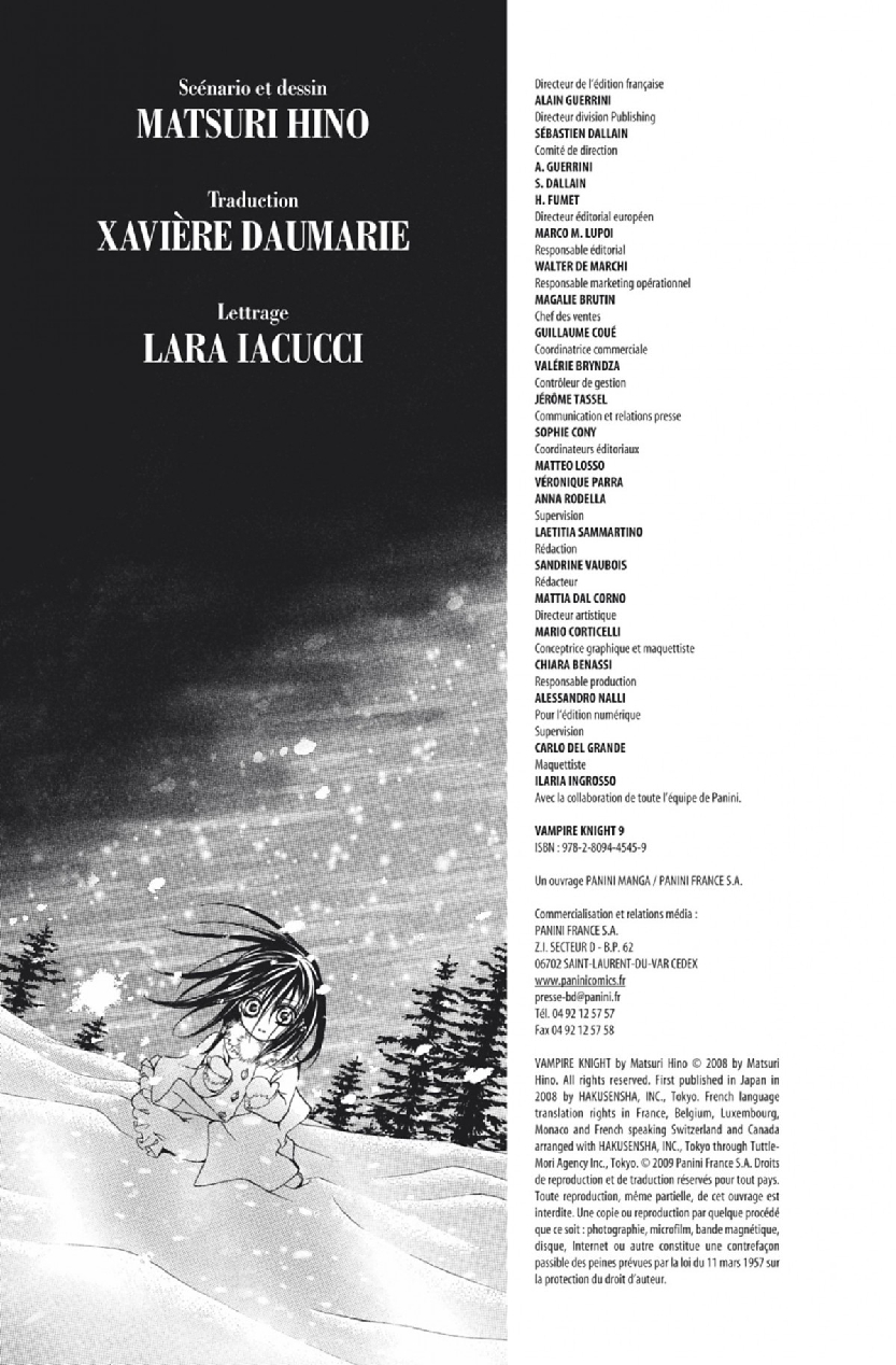 Read Vampire Knight vf Manga Online
